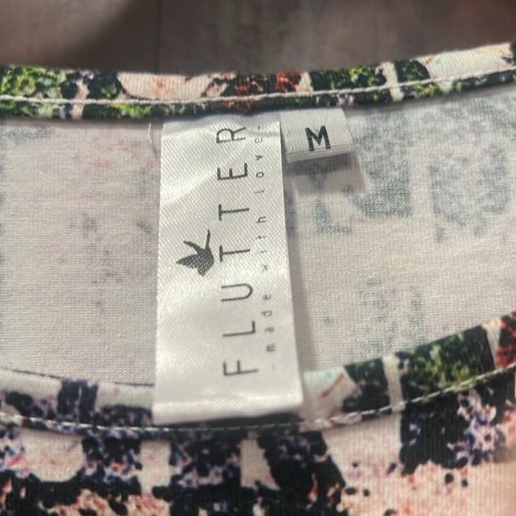 3/4 sleeve print tunic - Picture 4 of 4